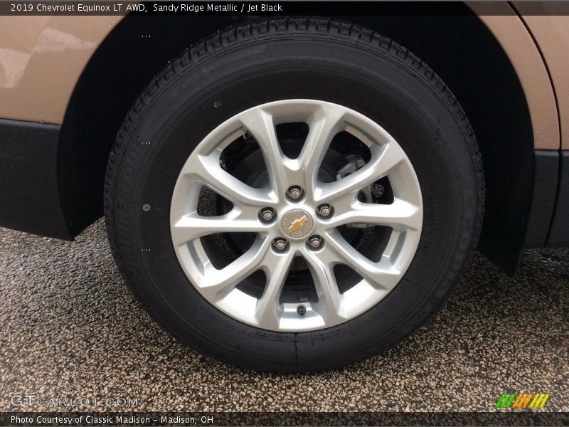 Sandy Ridge Metallic / Jet Black 2019 Chevrolet Equinox LT AWD