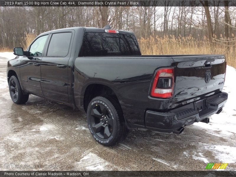 Diamond Black Crystal Pearl / Black 2019 Ram 1500 Big Horn Crew Cab 4x4