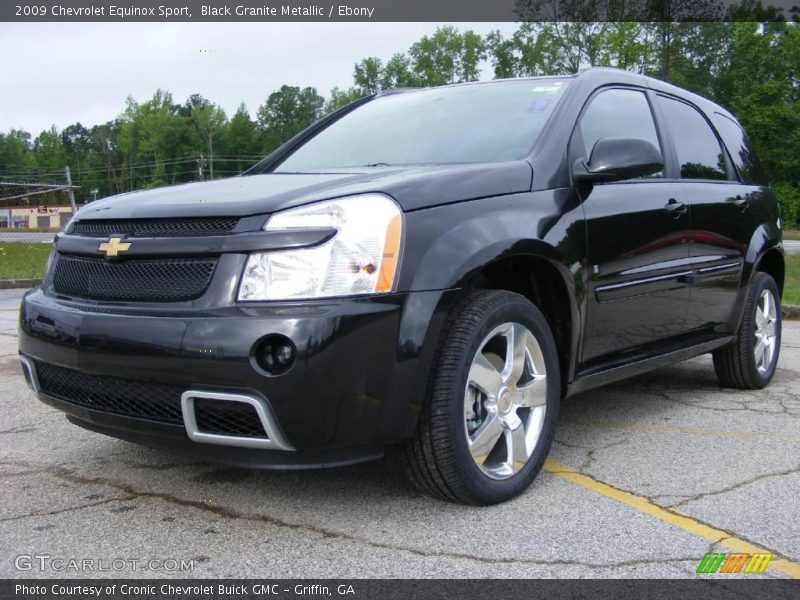Black Granite Metallic / Ebony 2009 Chevrolet Equinox Sport