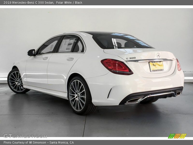 Polar White / Black 2019 Mercedes-Benz C 300 Sedan