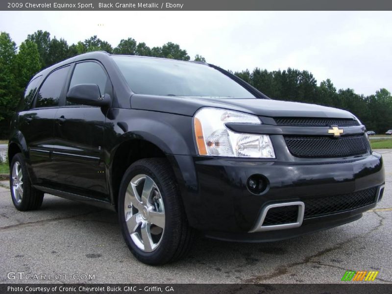 Black Granite Metallic / Ebony 2009 Chevrolet Equinox Sport