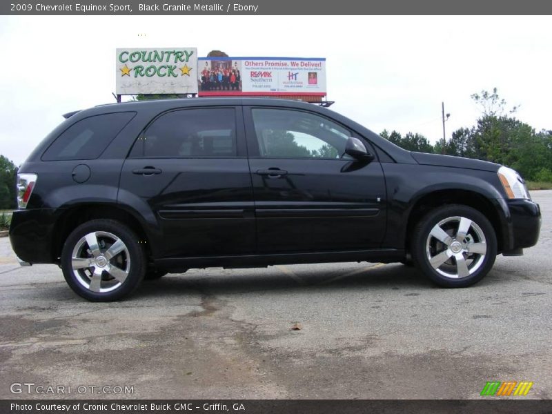 Black Granite Metallic / Ebony 2009 Chevrolet Equinox Sport