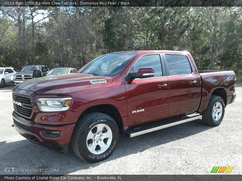 Delmonico Red Pearl / Black 2019 Ram 1500 Big Horn Crew Cab 4x4