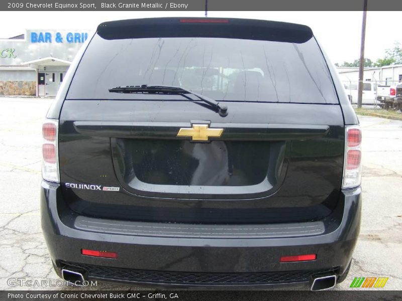 Black Granite Metallic / Ebony 2009 Chevrolet Equinox Sport