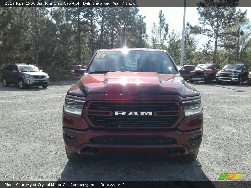 Delmonico Red Pearl / Black 2019 Ram 1500 Big Horn Crew Cab 4x4