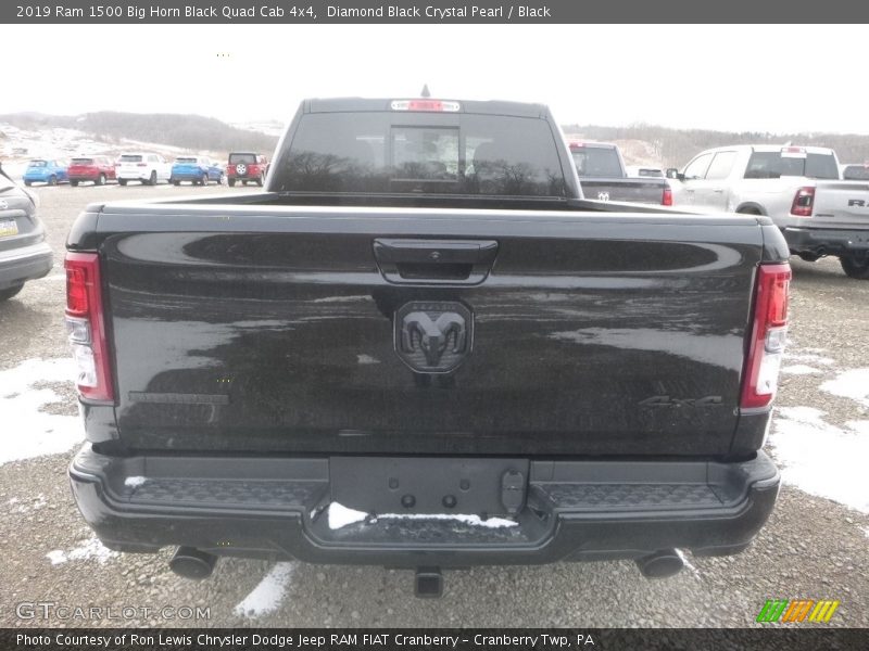 Diamond Black Crystal Pearl / Black 2019 Ram 1500 Big Horn Black Quad Cab 4x4