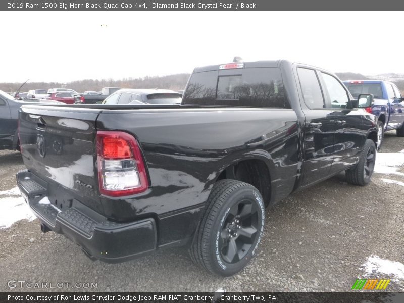 Diamond Black Crystal Pearl / Black 2019 Ram 1500 Big Horn Black Quad Cab 4x4