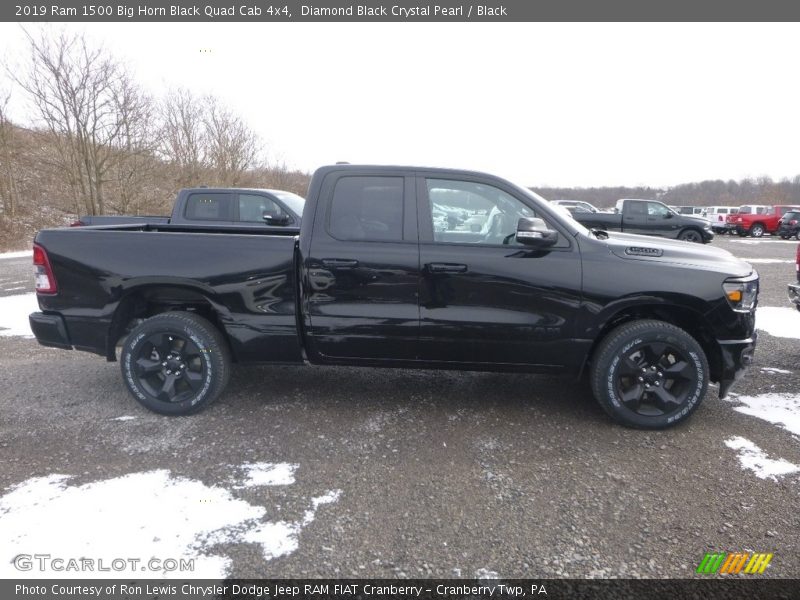 Diamond Black Crystal Pearl / Black 2019 Ram 1500 Big Horn Black Quad Cab 4x4