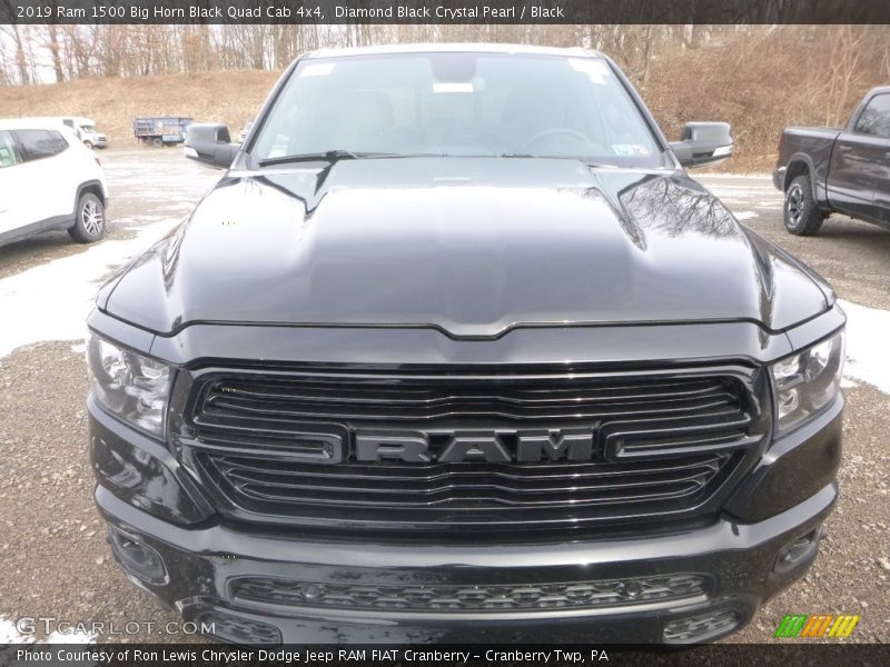 Diamond Black Crystal Pearl / Black 2019 Ram 1500 Big Horn Black Quad Cab 4x4