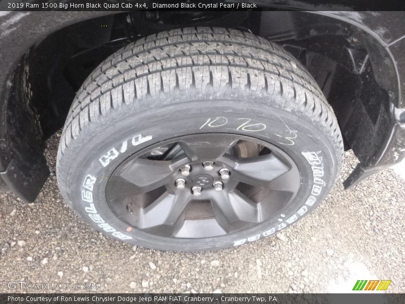 Diamond Black Crystal Pearl / Black 2019 Ram 1500 Big Horn Black Quad Cab 4x4