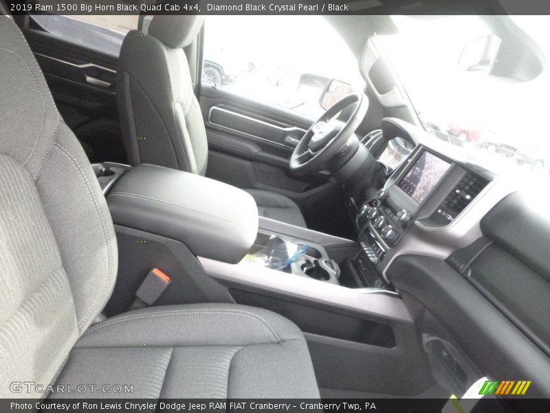 Diamond Black Crystal Pearl / Black 2019 Ram 1500 Big Horn Black Quad Cab 4x4