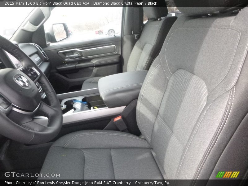 Diamond Black Crystal Pearl / Black 2019 Ram 1500 Big Horn Black Quad Cab 4x4