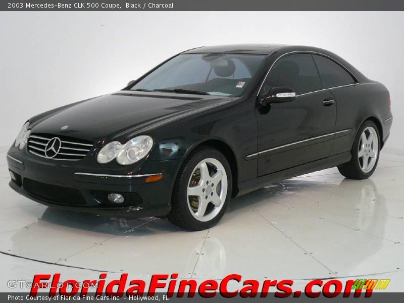 Black / Charcoal 2003 Mercedes-Benz CLK 500 Coupe