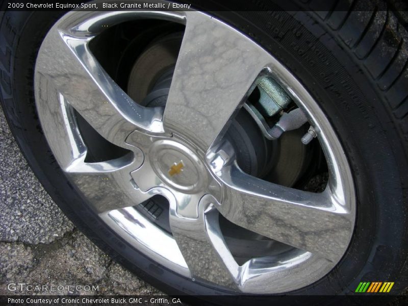 Black Granite Metallic / Ebony 2009 Chevrolet Equinox Sport