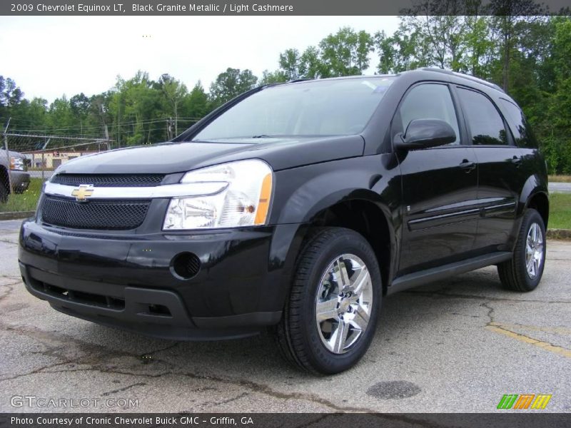 Black Granite Metallic / Light Cashmere 2009 Chevrolet Equinox LT