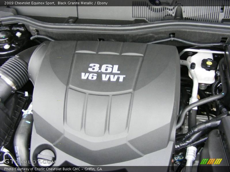 Black Granite Metallic / Ebony 2009 Chevrolet Equinox Sport