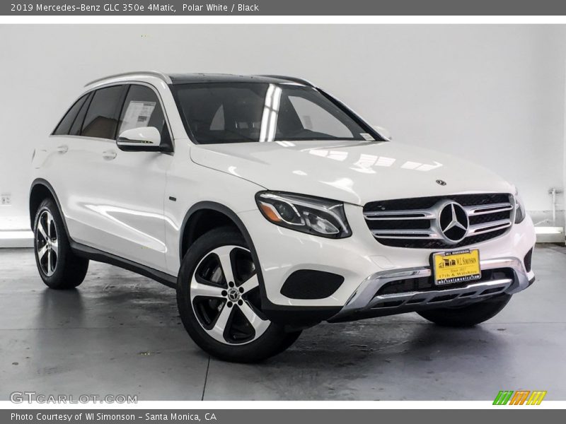 Polar White / Black 2019 Mercedes-Benz GLC 350e 4Matic