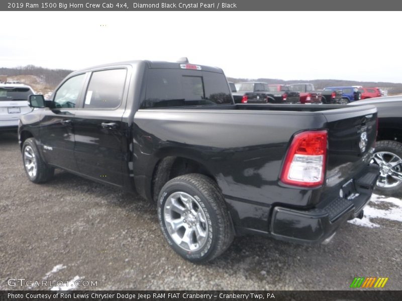 Diamond Black Crystal Pearl / Black 2019 Ram 1500 Big Horn Crew Cab 4x4
