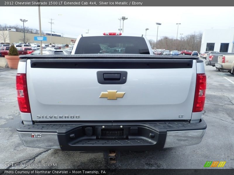 Silver Ice Metallic / Ebony 2012 Chevrolet Silverado 1500 LT Extended Cab 4x4