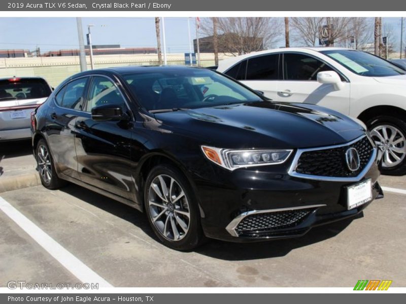Crystal Black Pearl / Ebony 2019 Acura TLX V6 Sedan