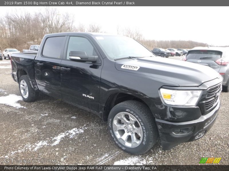 Diamond Black Crystal Pearl / Black 2019 Ram 1500 Big Horn Crew Cab 4x4