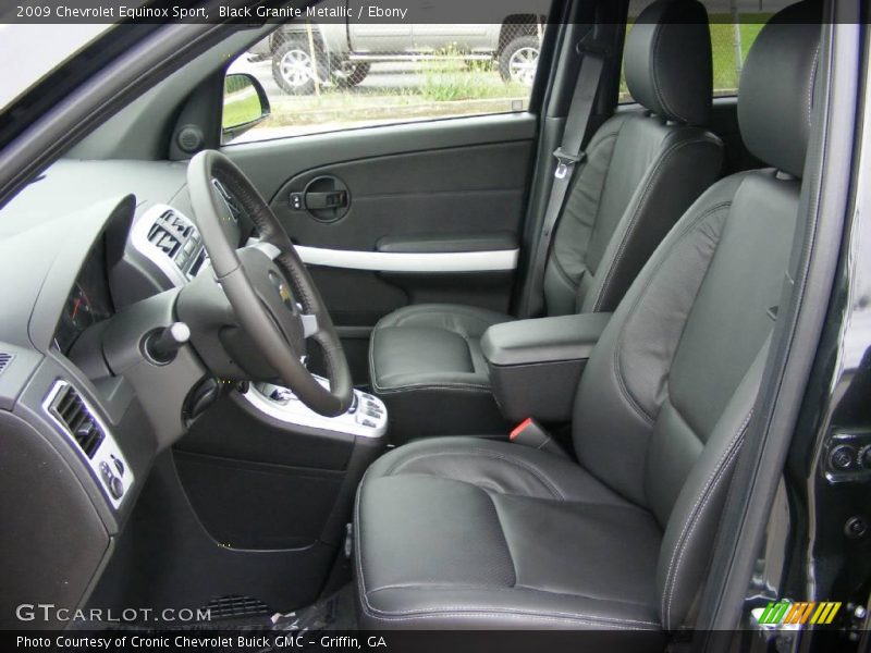 Black Granite Metallic / Ebony 2009 Chevrolet Equinox Sport
