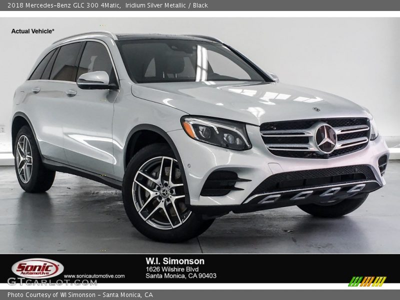 Iridium Silver Metallic / Black 2018 Mercedes-Benz GLC 300 4Matic
