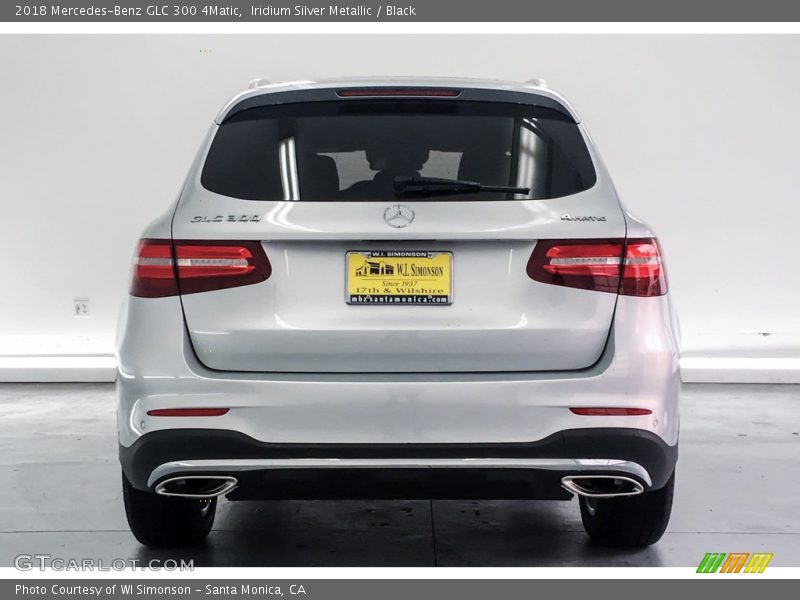 Iridium Silver Metallic / Black 2018 Mercedes-Benz GLC 300 4Matic