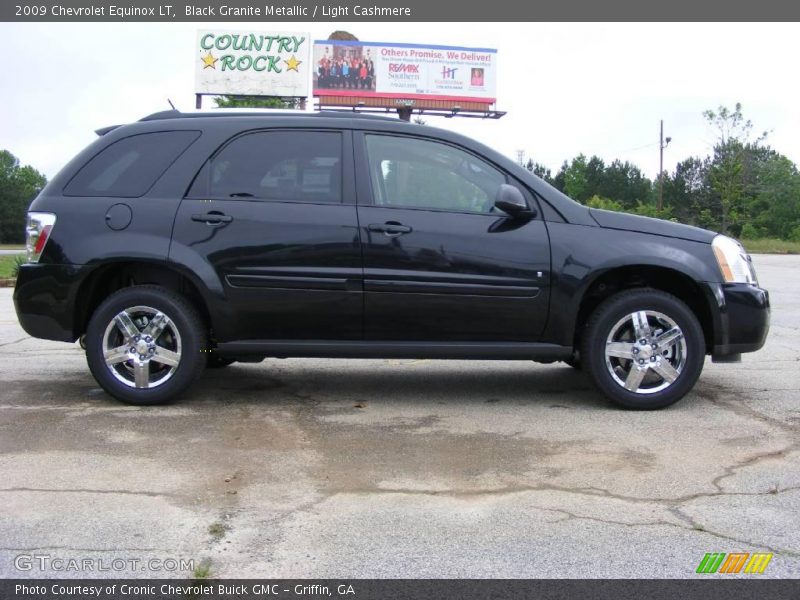 Black Granite Metallic / Light Cashmere 2009 Chevrolet Equinox LT