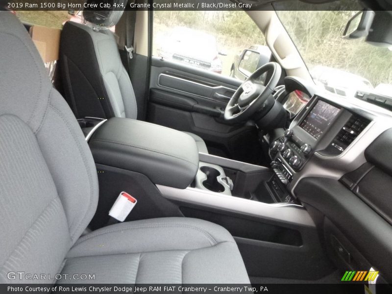 Granite Crystal Metallic / Black/Diesel Gray 2019 Ram 1500 Big Horn Crew Cab 4x4