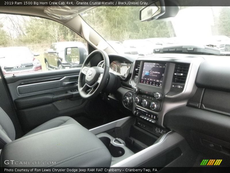 Granite Crystal Metallic / Black/Diesel Gray 2019 Ram 1500 Big Horn Crew Cab 4x4