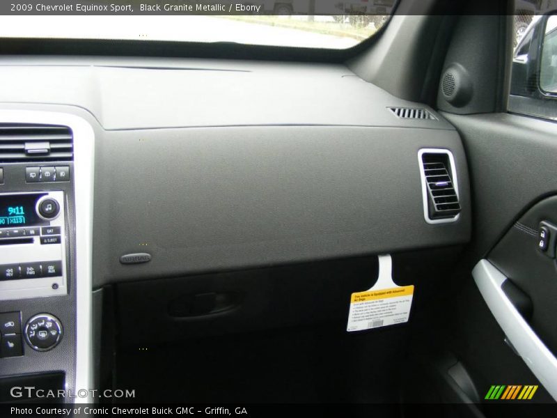 Black Granite Metallic / Ebony 2009 Chevrolet Equinox Sport