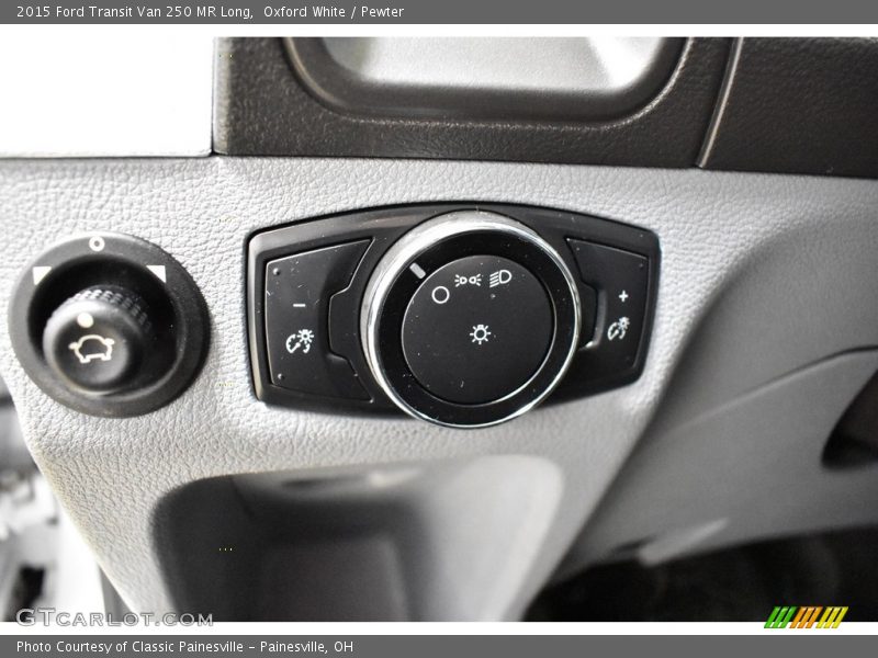 Oxford White / Pewter 2015 Ford Transit Van 250 MR Long