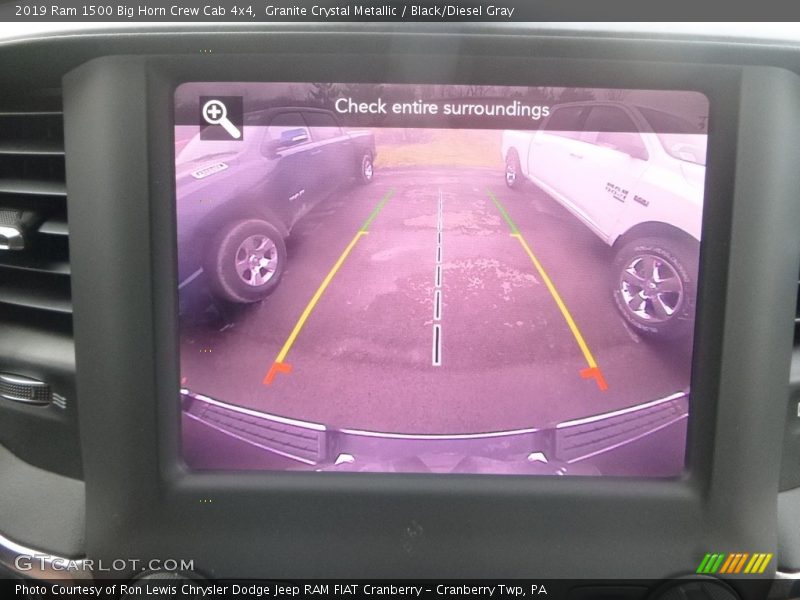 Granite Crystal Metallic / Black/Diesel Gray 2019 Ram 1500 Big Horn Crew Cab 4x4