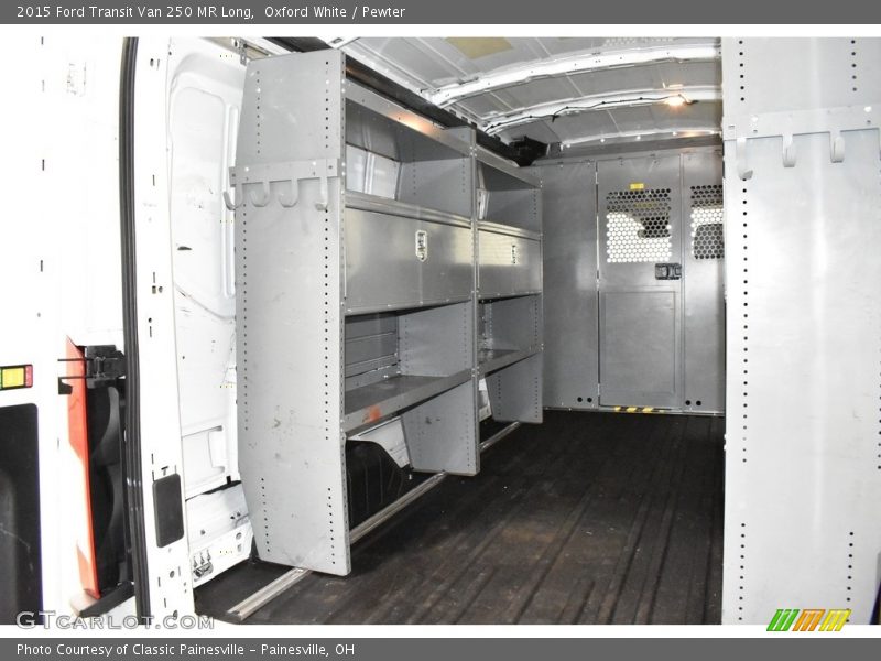 Oxford White / Pewter 2015 Ford Transit Van 250 MR Long
