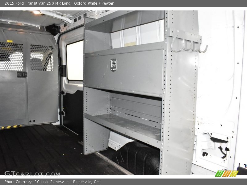 Oxford White / Pewter 2015 Ford Transit Van 250 MR Long