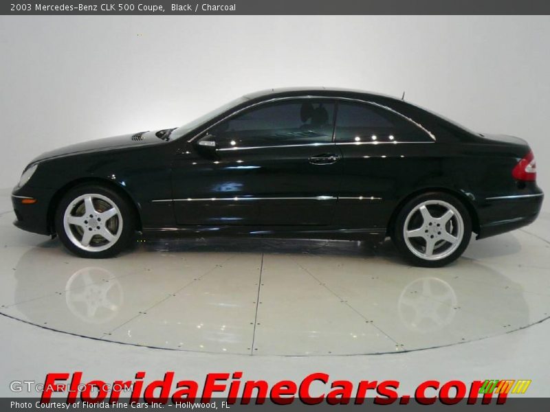 Black / Charcoal 2003 Mercedes-Benz CLK 500 Coupe