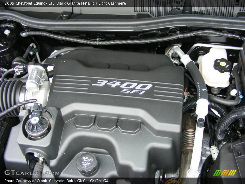 Black Granite Metallic / Light Cashmere 2009 Chevrolet Equinox LT