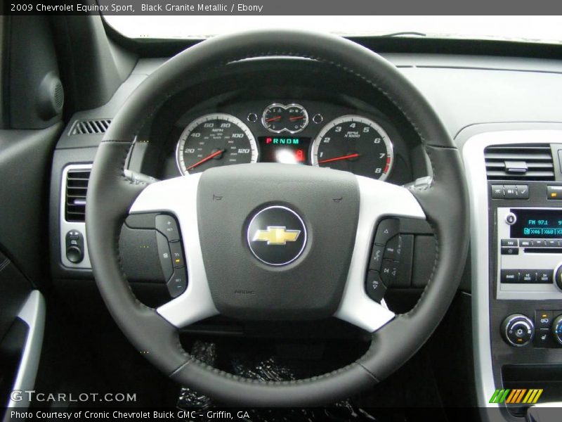 Black Granite Metallic / Ebony 2009 Chevrolet Equinox Sport