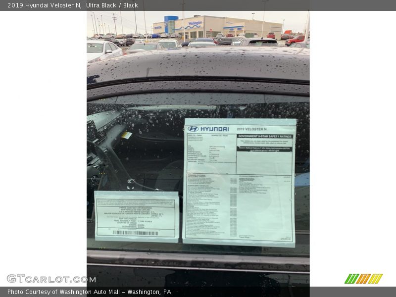 Ultra Black / Black 2019 Hyundai Veloster N