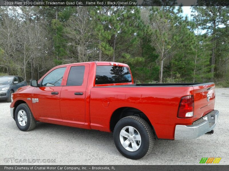 Flame Red / Black/Diesel Gray 2019 Ram 1500 Classic Tradesman Quad Cab