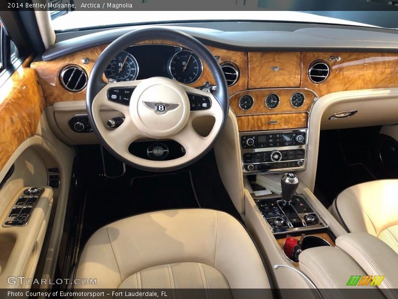 Dashboard of 2014 Mulsanne 