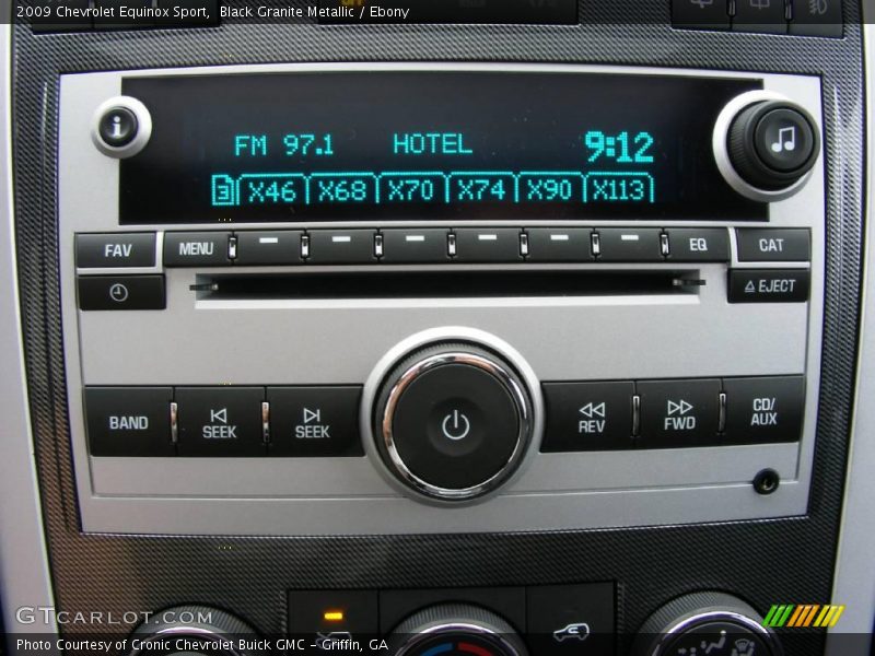 Black Granite Metallic / Ebony 2009 Chevrolet Equinox Sport