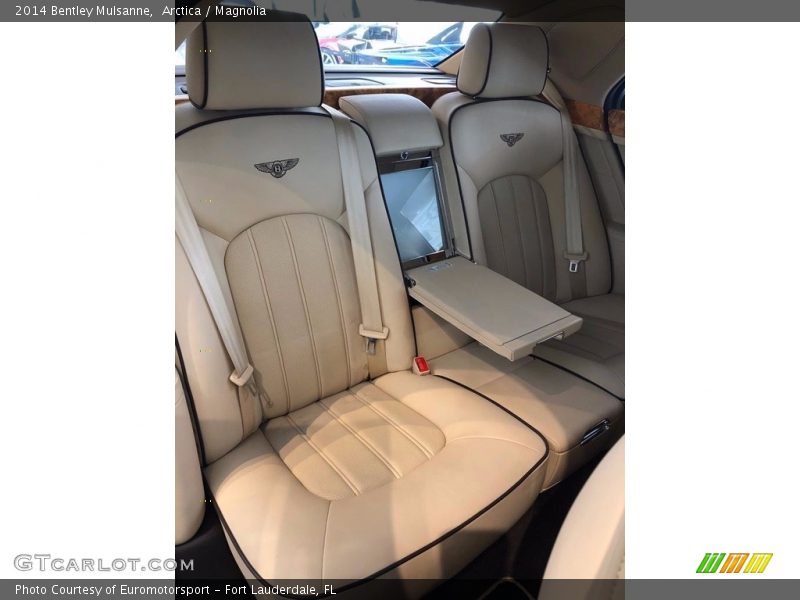 Rear Seat of 2014 Mulsanne 