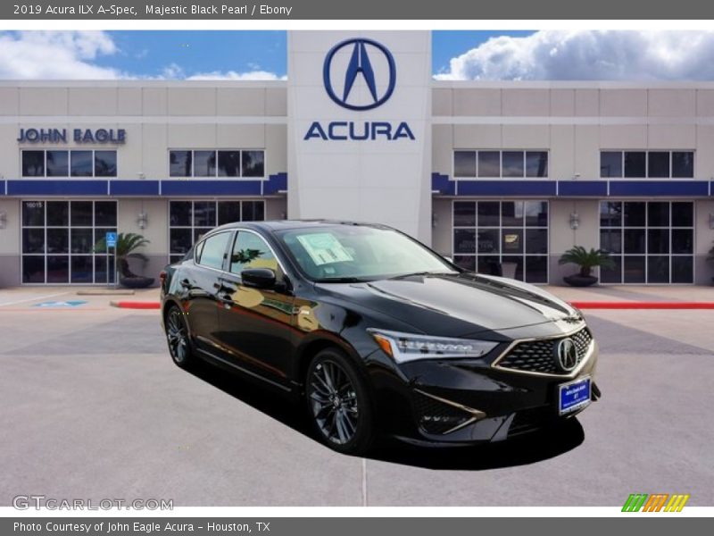 Majestic Black Pearl / Ebony 2019 Acura ILX A-Spec