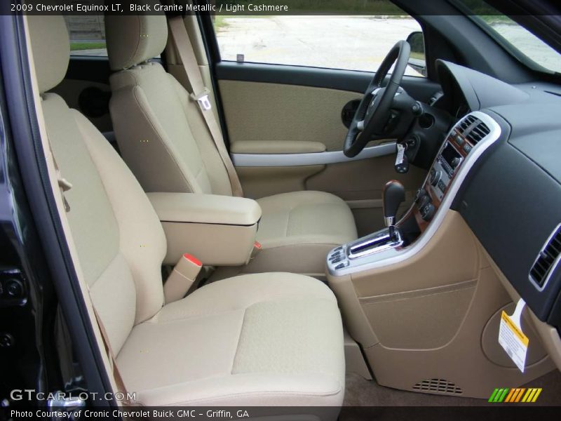 Black Granite Metallic / Light Cashmere 2009 Chevrolet Equinox LT