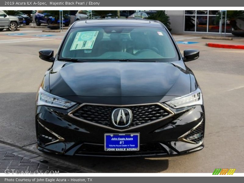 Majestic Black Pearl / Ebony 2019 Acura ILX A-Spec