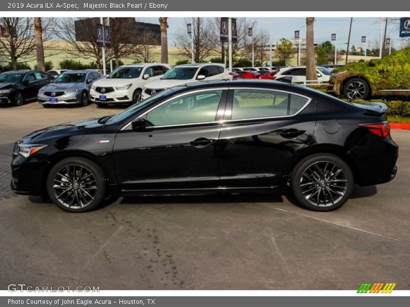 Majestic Black Pearl / Ebony 2019 Acura ILX A-Spec