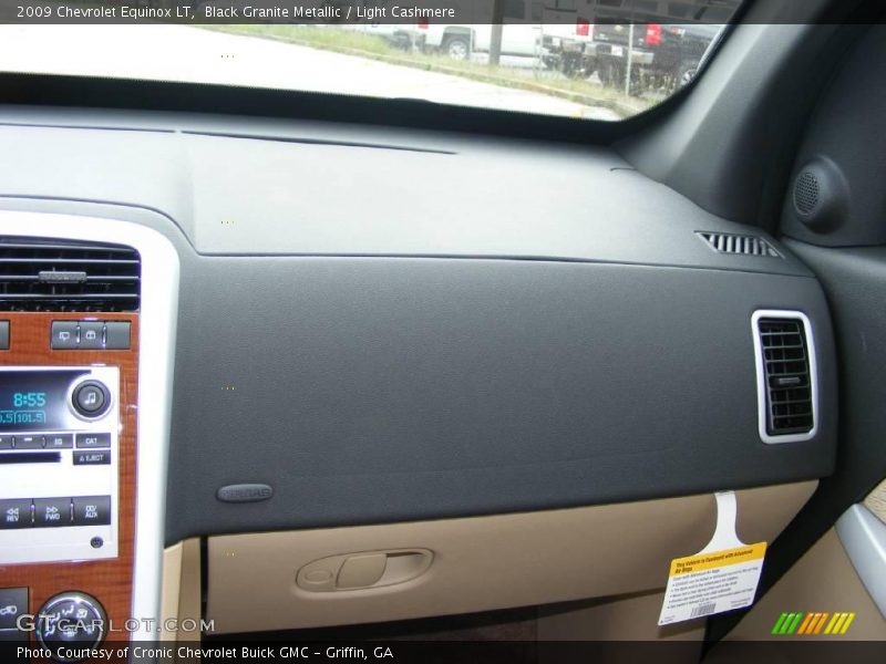 Black Granite Metallic / Light Cashmere 2009 Chevrolet Equinox LT