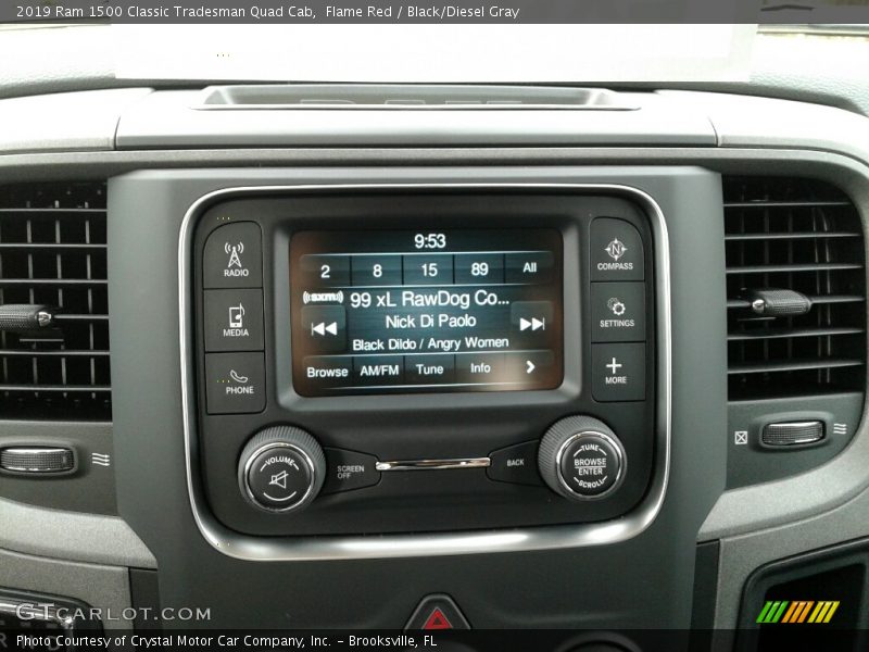 Flame Red / Black/Diesel Gray 2019 Ram 1500 Classic Tradesman Quad Cab